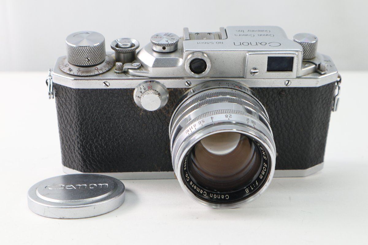 Canon Camera レンジファインダーカメラ50mm F1.8 CANON キャノン CAMERA COMPANY INC. LENS 50mm F1.8 フィルムカメラ