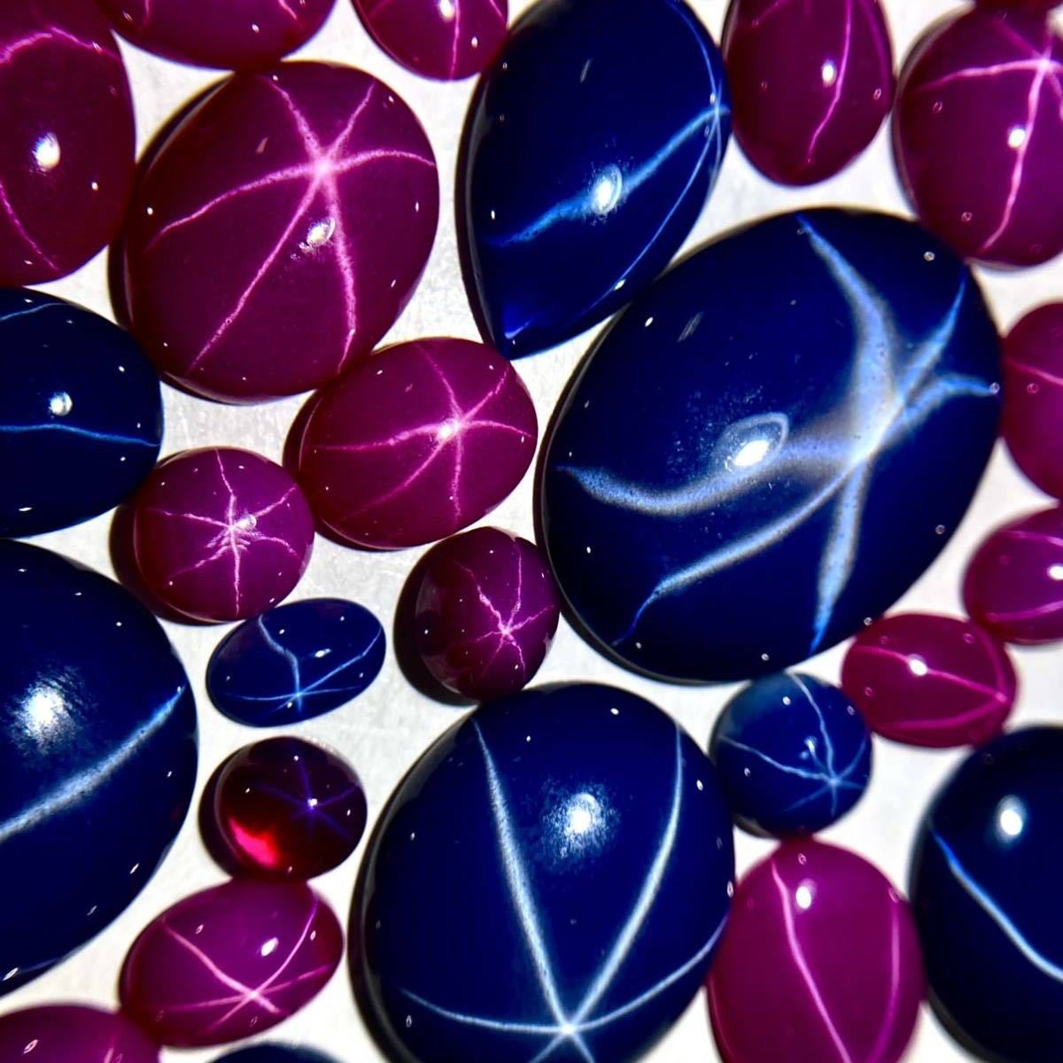 リンデンスターサファイア ルビー35点おまとめ 100ct ルース 裸石 宝石 
