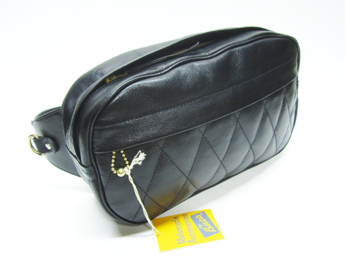 未使用品 BUCO/リアルマッコイズ ホースハイドショルダーバッグ