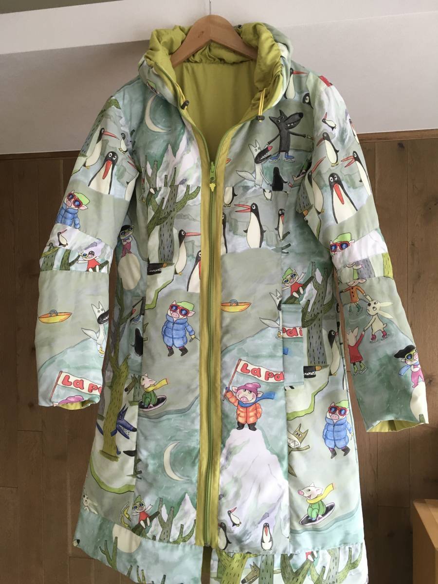 極美品 アルベロベロ ALBEROBELLO リバーシブル ダウン コートF 2026年 