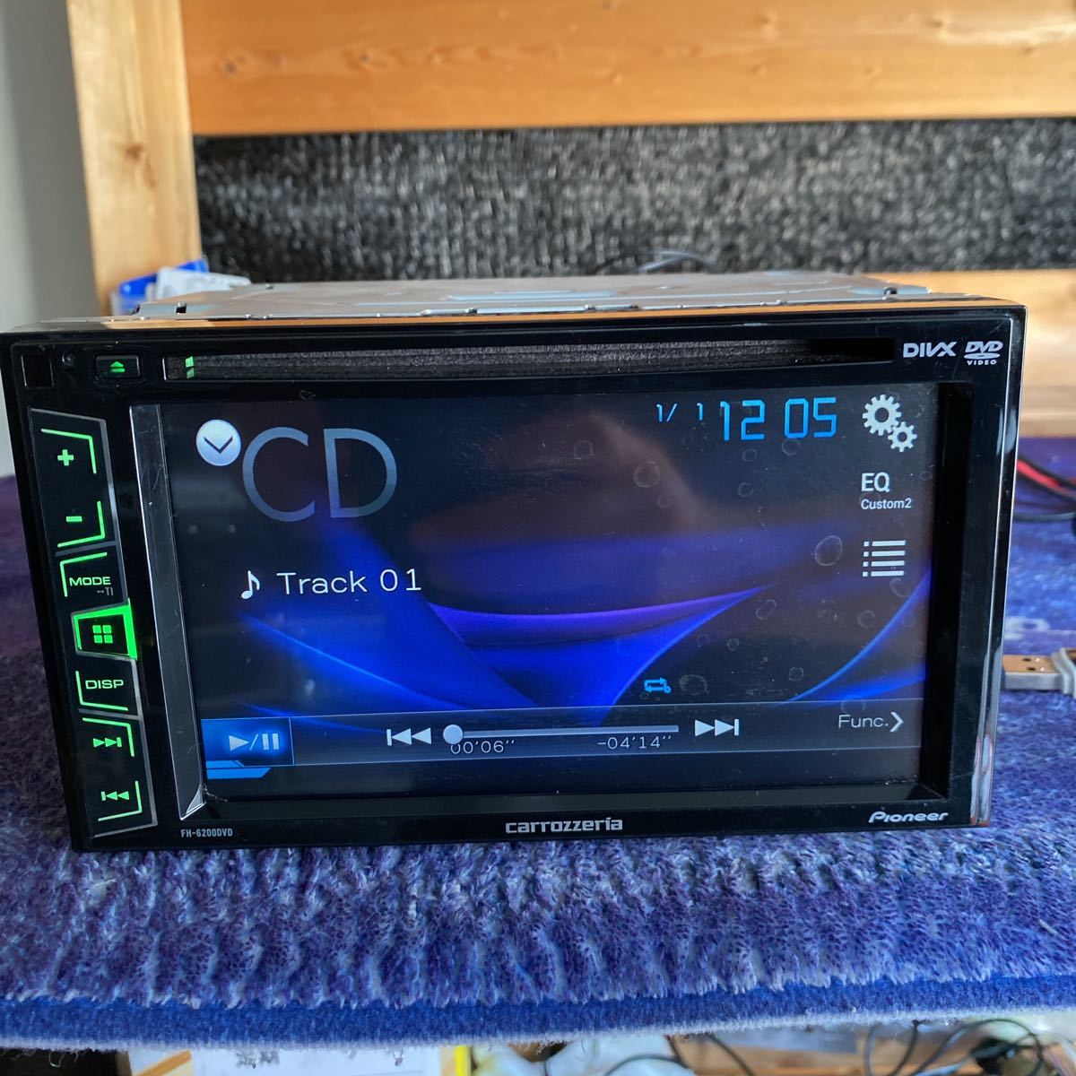 カロッツェリア FH-6200DVD 2din ディスプレイオーディオ FH-6200DVD 