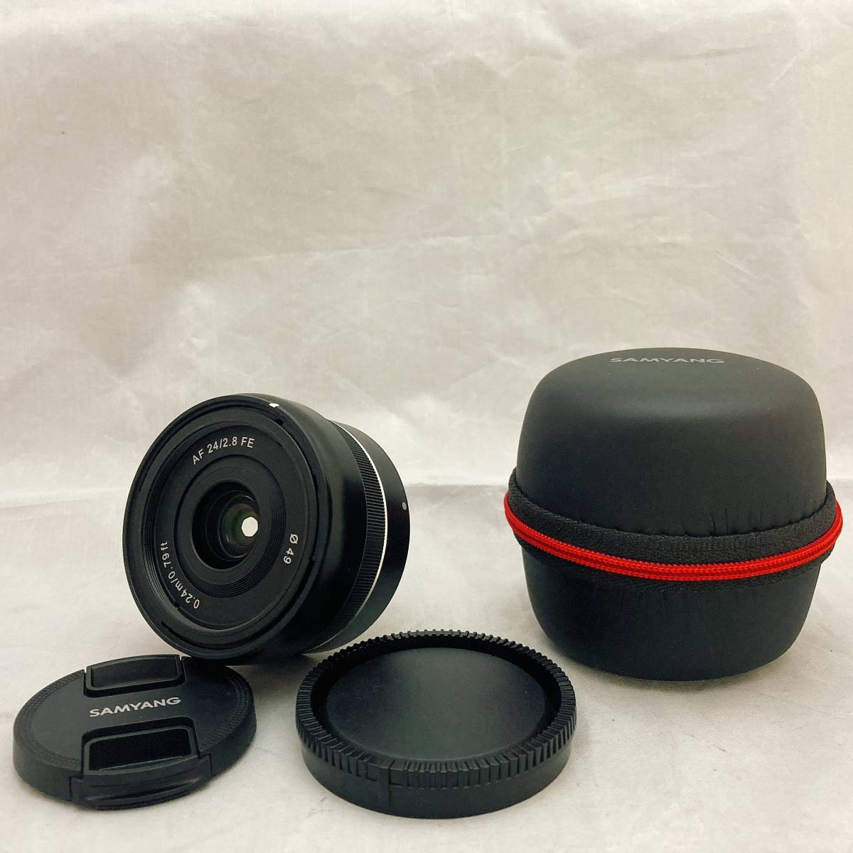 希少 美品 Samyang サムヤン AF 24mm F2.8 FE ケース ソニー Eマウント 