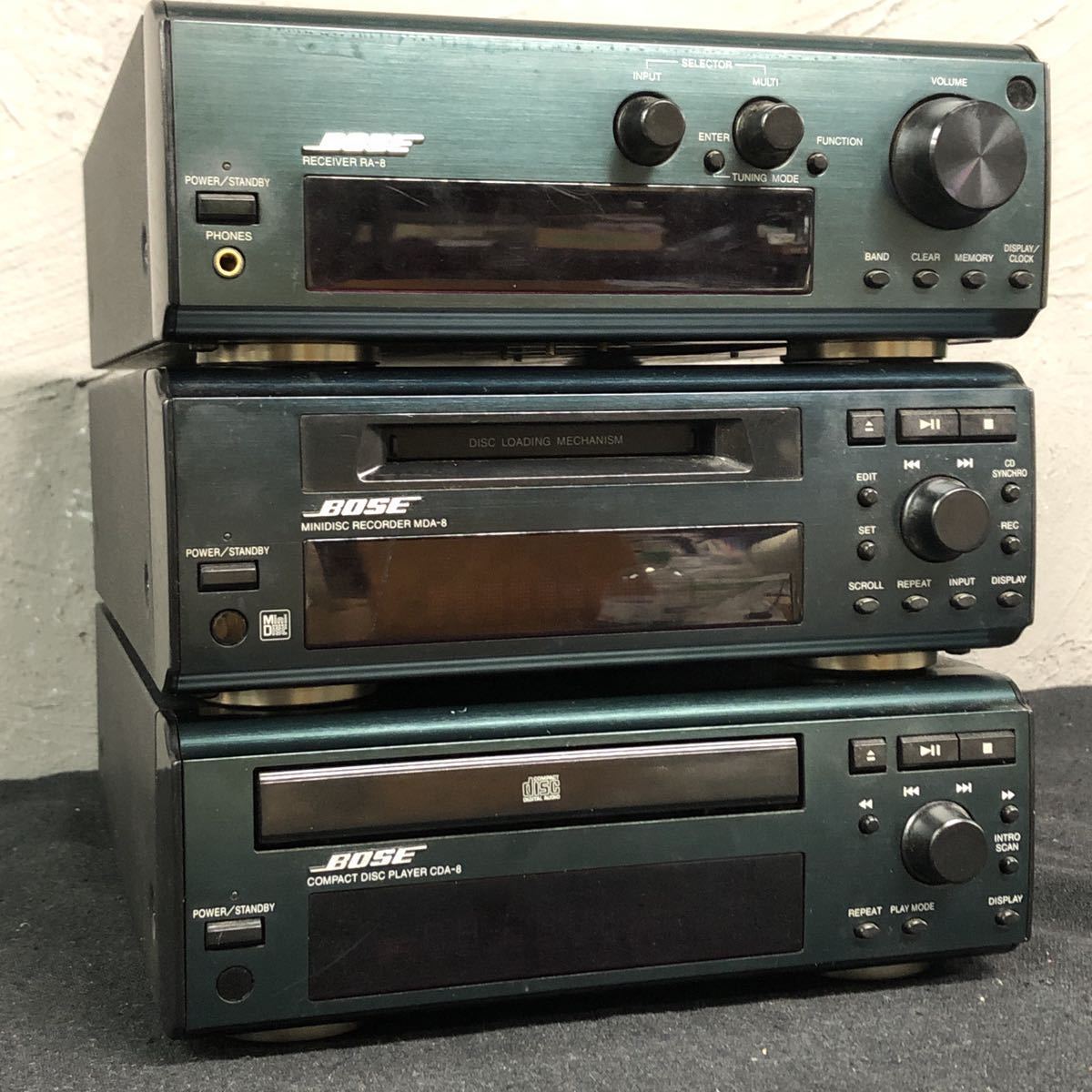 SHARP SD-SG40-B 1ビット デジタル アンプ CD MD チューナー ジャンク