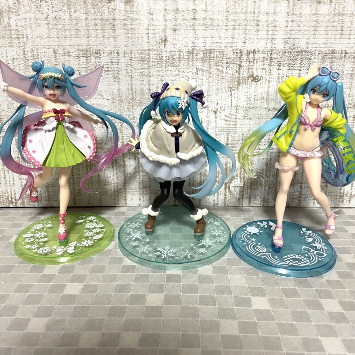 初音ミク & [FIG] レーシングミク 完成品 鏡音リン・レン 桜ミク 2 