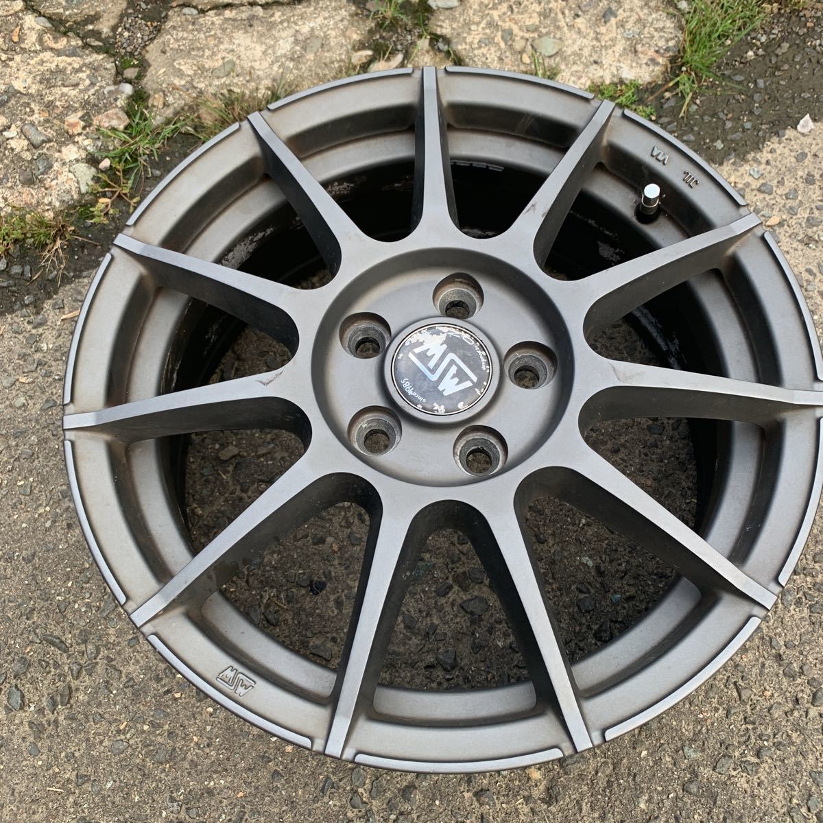 美品 OZ MSW 85-II 108 5H 6.5J＋50 16インチ マットブラック アルミホイール EURO ボルボ VOLVO OZ MSW - Performance 6.5J レクセル
