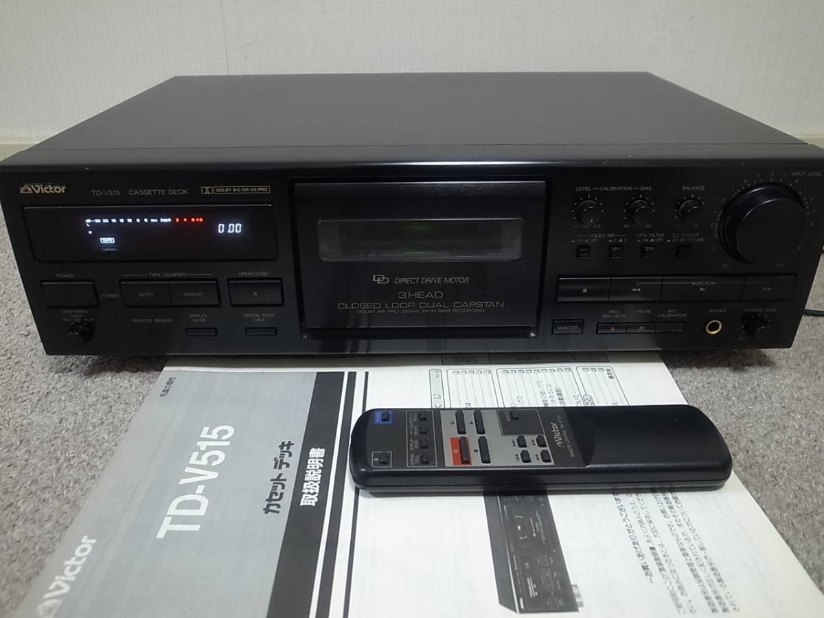 Victor 3 Victor TD-V515 美品良好 ジャンク Victor ビクター TD-V515
