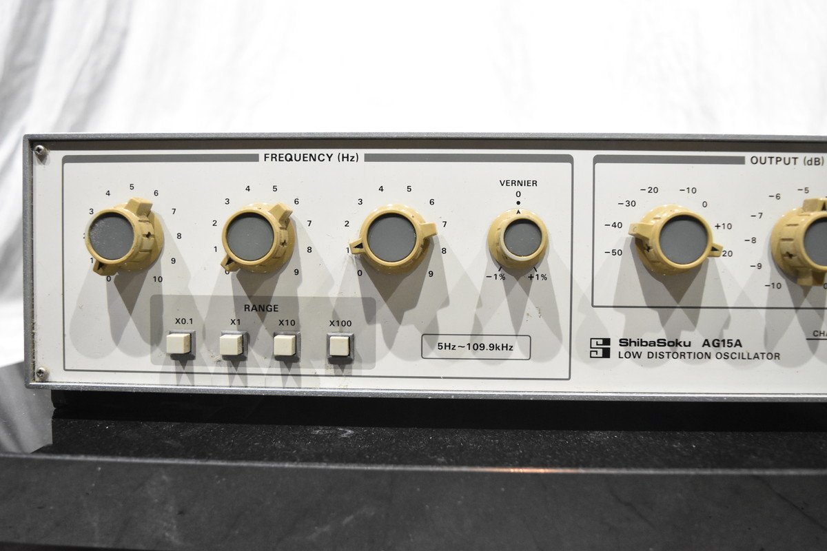 プログラマブル超低ひずみ発振器 シバソク ShibaSoku AG15A オーディオ