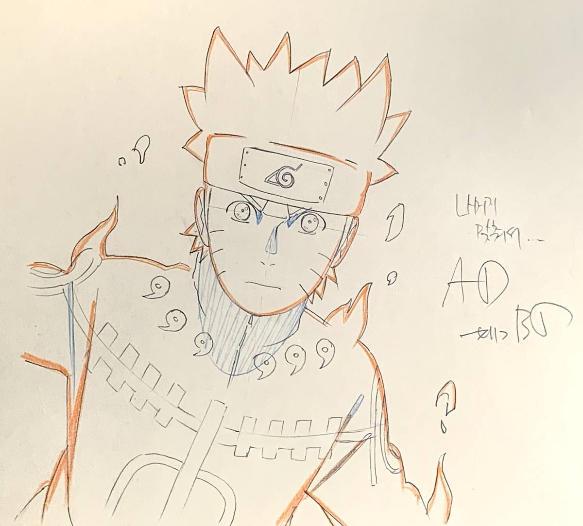 NARUTO 原画（修正） 約5枚セット [検索用：セル画 Cel] Anime Genga
