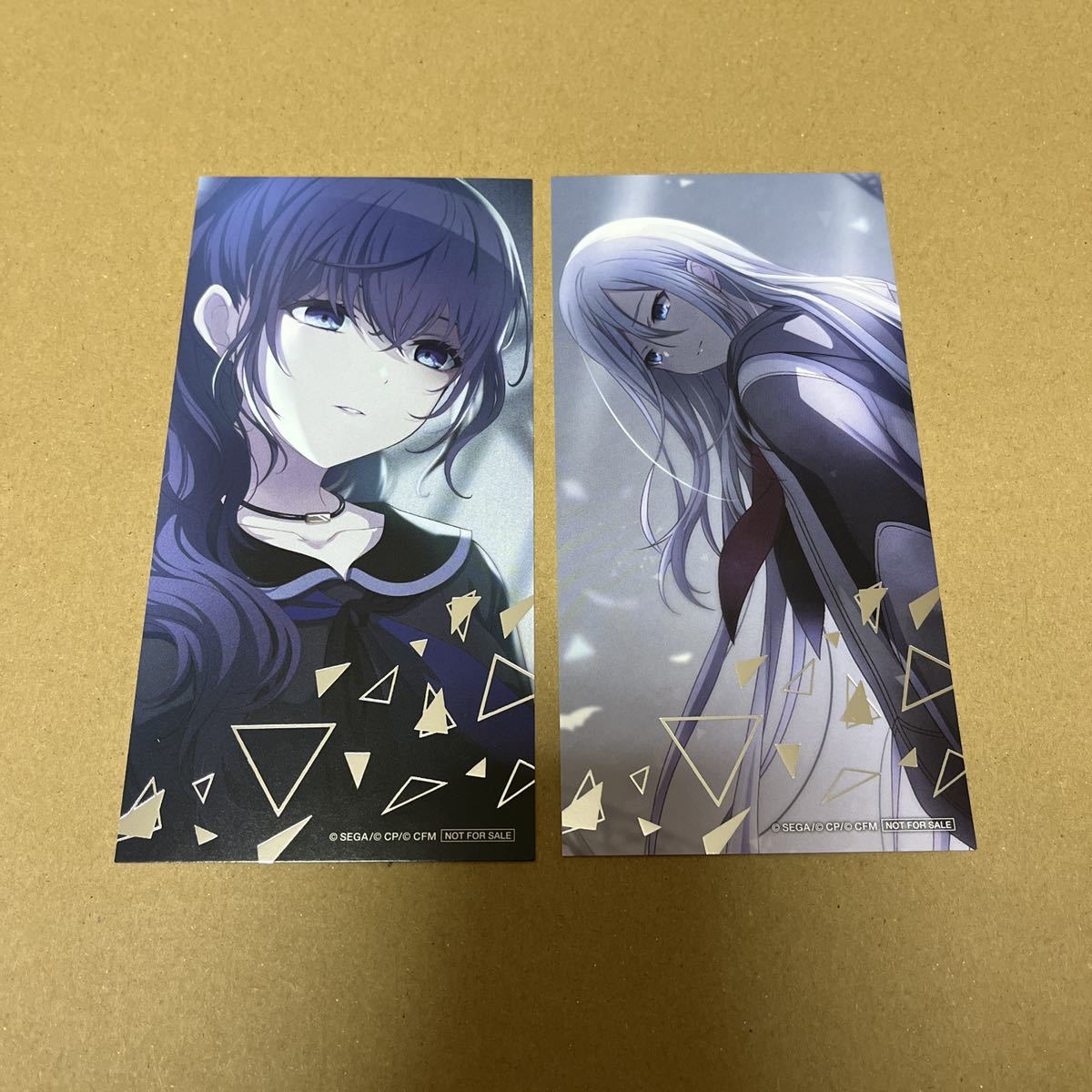 プロセカ 箔押しイラストカード 朝比奈まふゆ 宵崎奏(コミック、アニメ