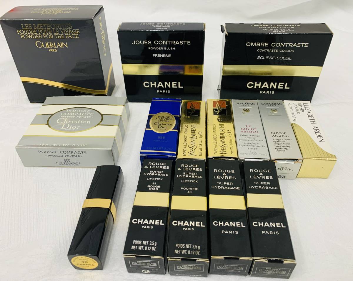 人気SALE，SALE #3916A 口紅 化粧品おまとめ CHANEL シャネル/Dior ディオール/ランコム/イヴサンローラン/エリザべスアーデン 海外ブランド(口紅)｜売買されたオークション情報、yahooの商品情報をアーカイブ公 口紅