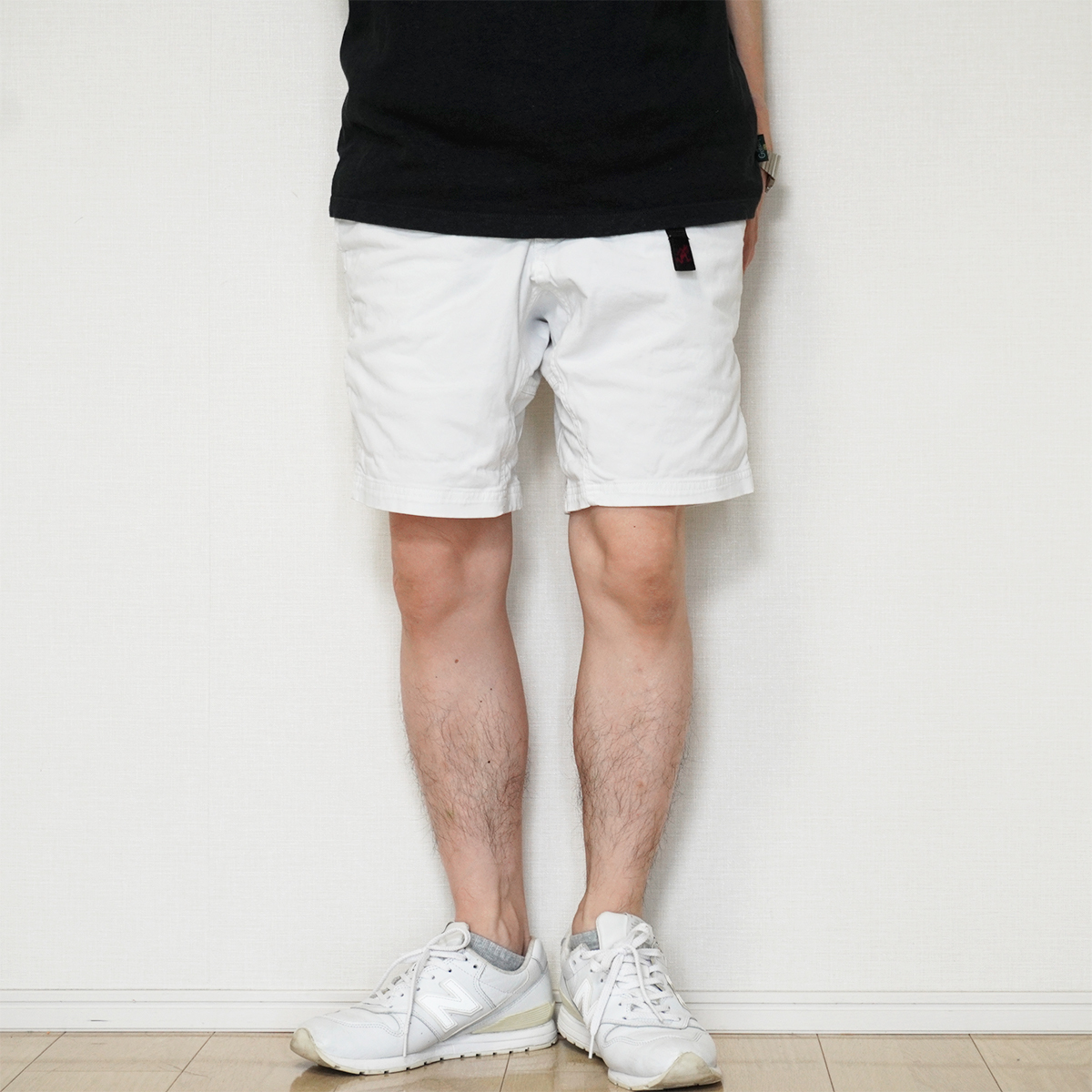 Gramicci NN shorts【S】ホワイト グラミチ ストレッチ ショートパンツ ニューナローショーツ ハーフ クライミング コットン 1245-NOJ