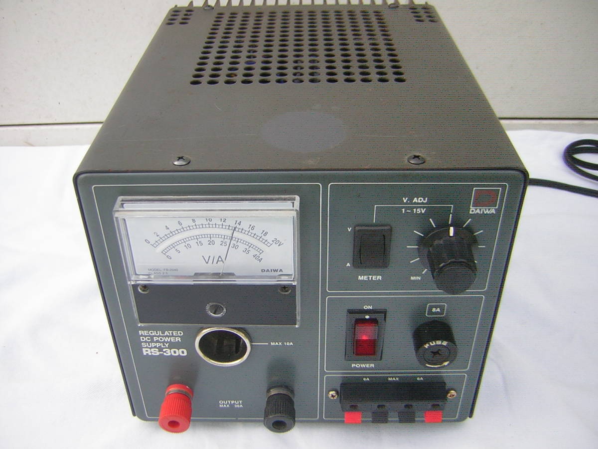 お得，正規品 整備品 DAIWA RS-300 30A トランス式安定化電源 326(アクセサリ)｜売買されたオークション情報、yahooの商品情報をアーカイブ公開 - オークファン アクセサリ