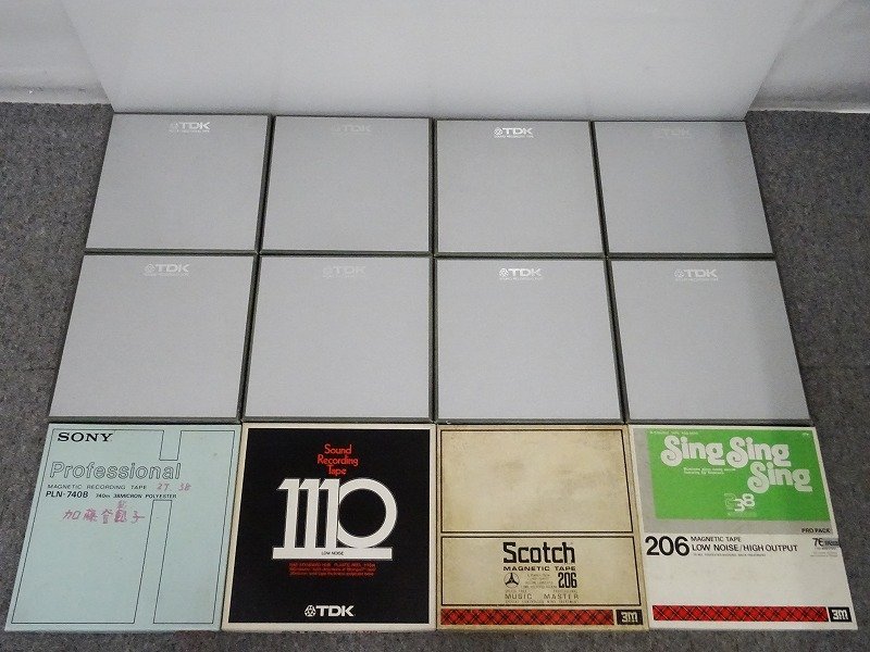 オープンリールテープ SONY 10号プラリール2本 OPEN REEL TAPE 空 他
