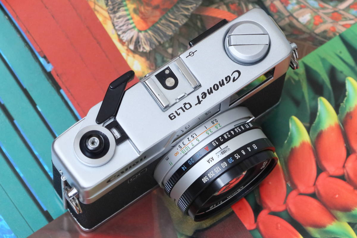 動作確認済CANON New Canonet QL19 G-Ⅲ電池&ケース付 1972年製「