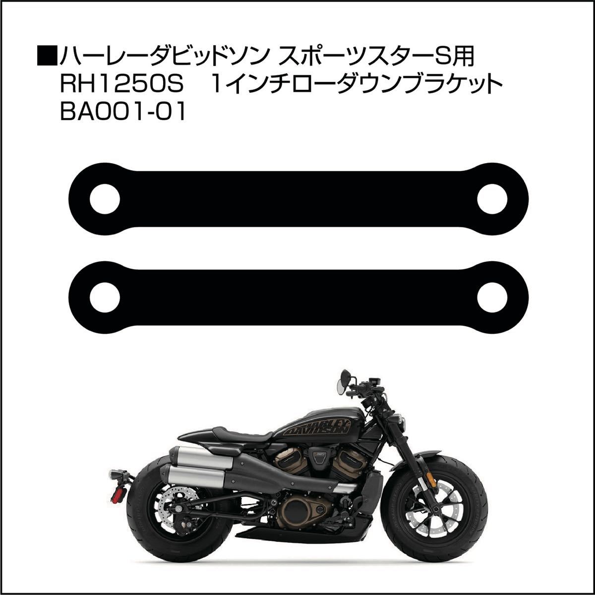 ハーレーダビットソン スポーツスターS用 1インチローダウンキット