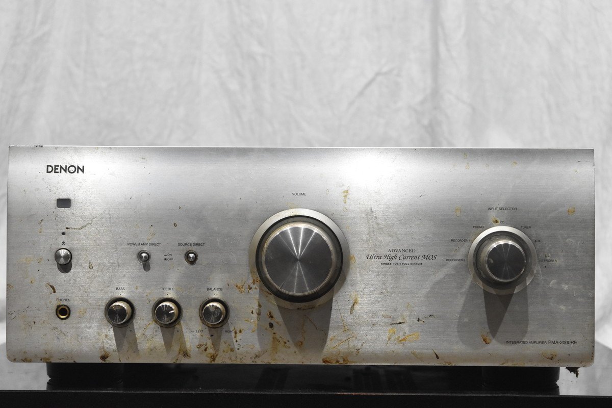 DENON デノン プリメインアンプ PMA-2000RE 通電確認済み 動作未確認