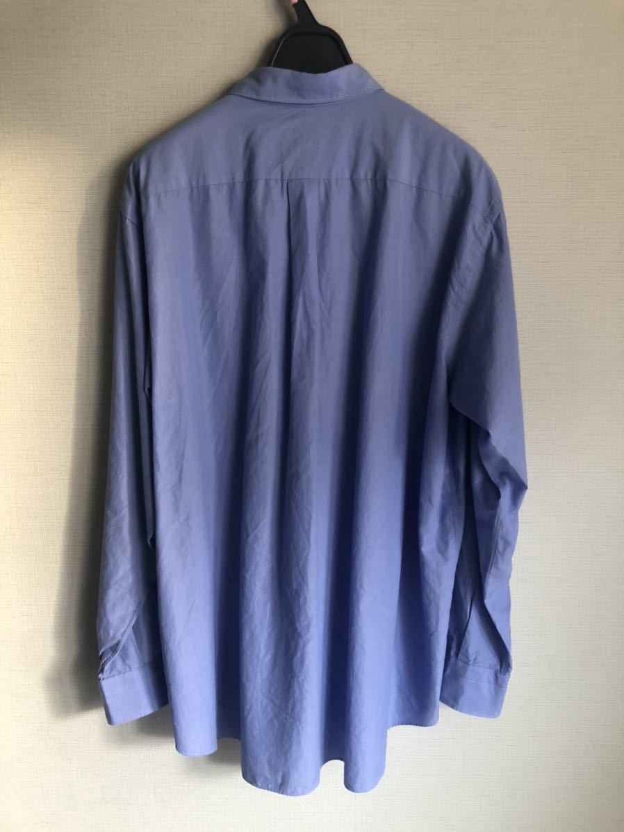 19SS 【Comoliシャツ】 コモリシャツ SAX サイズ3 長袖 中古 【公式通販】