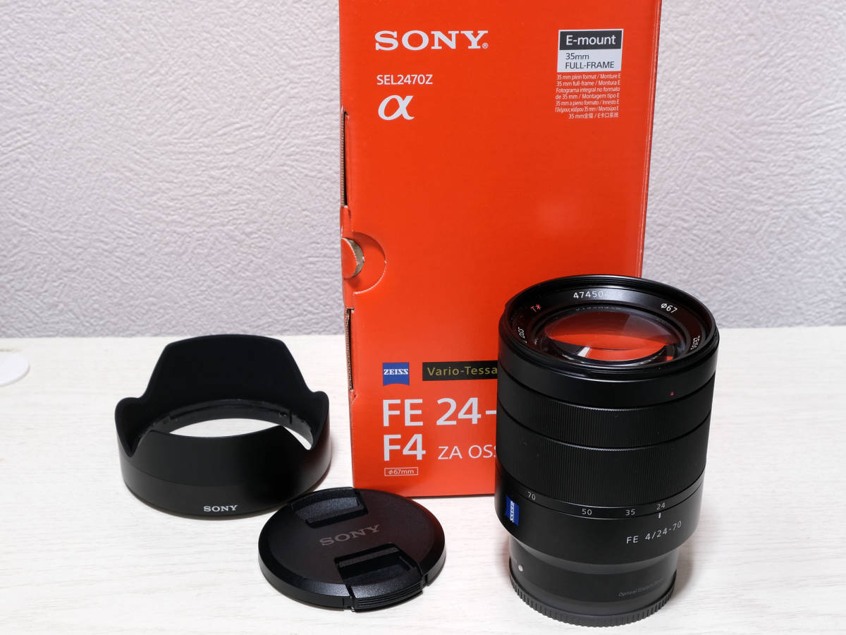 SONY Carl Zeiss Vario-Tessar T* FE 24-70mm F4 ZA OSS 中古良品 