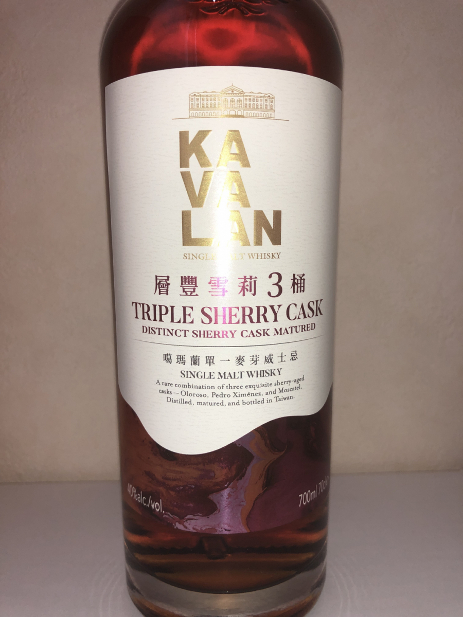 カバラン/カヴァラン トリプル シェリーカスク KAVALAN TRIPLE SHERRY