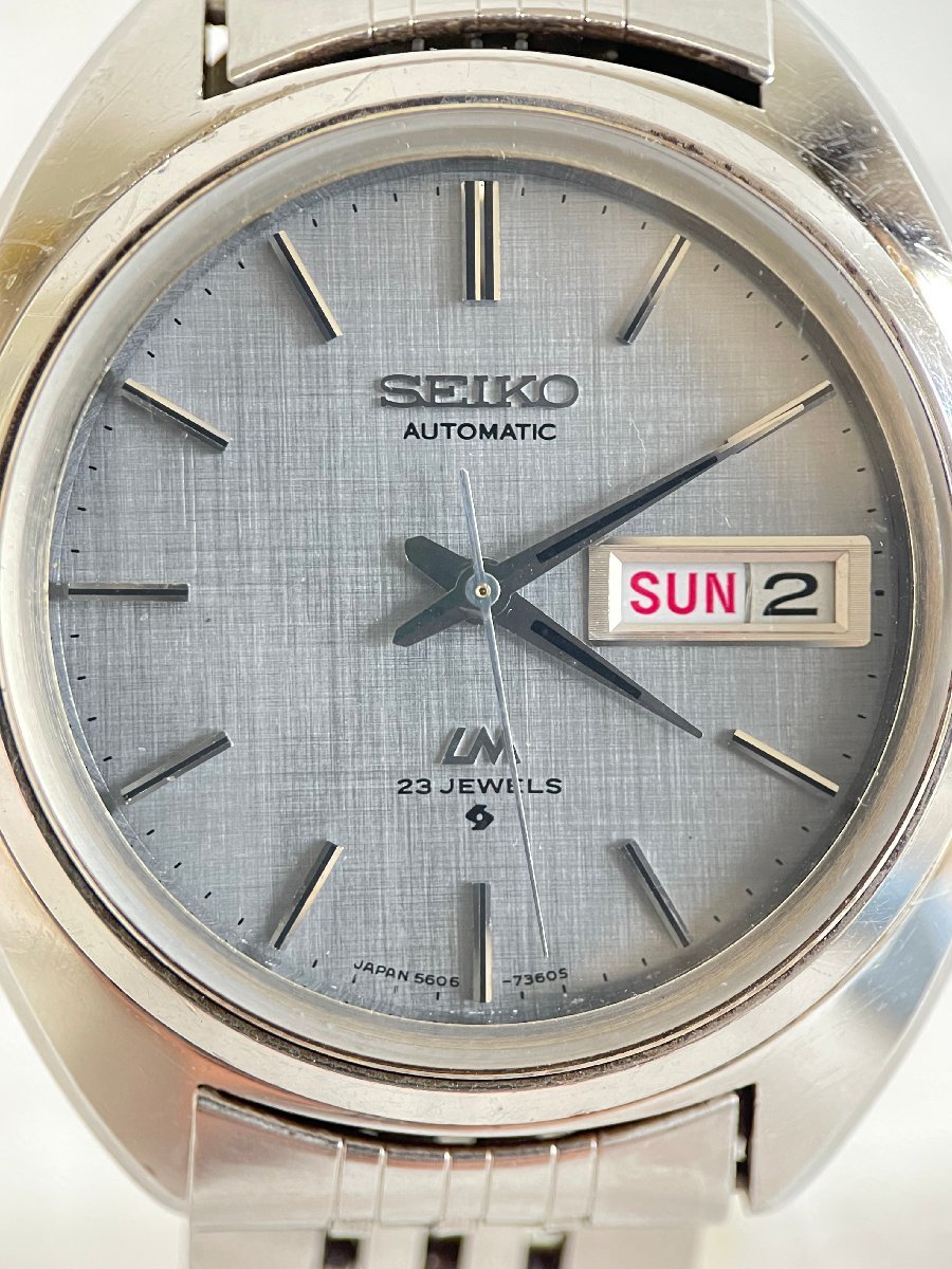 KS0408-9I SEIKO LM AUTOMATIC 23J 5606-7150 腕時計 セイコー 自動