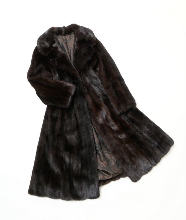 GL4117△*最高級毛皮*マホガニーミンク MINK リアルファー*約100.5cm 