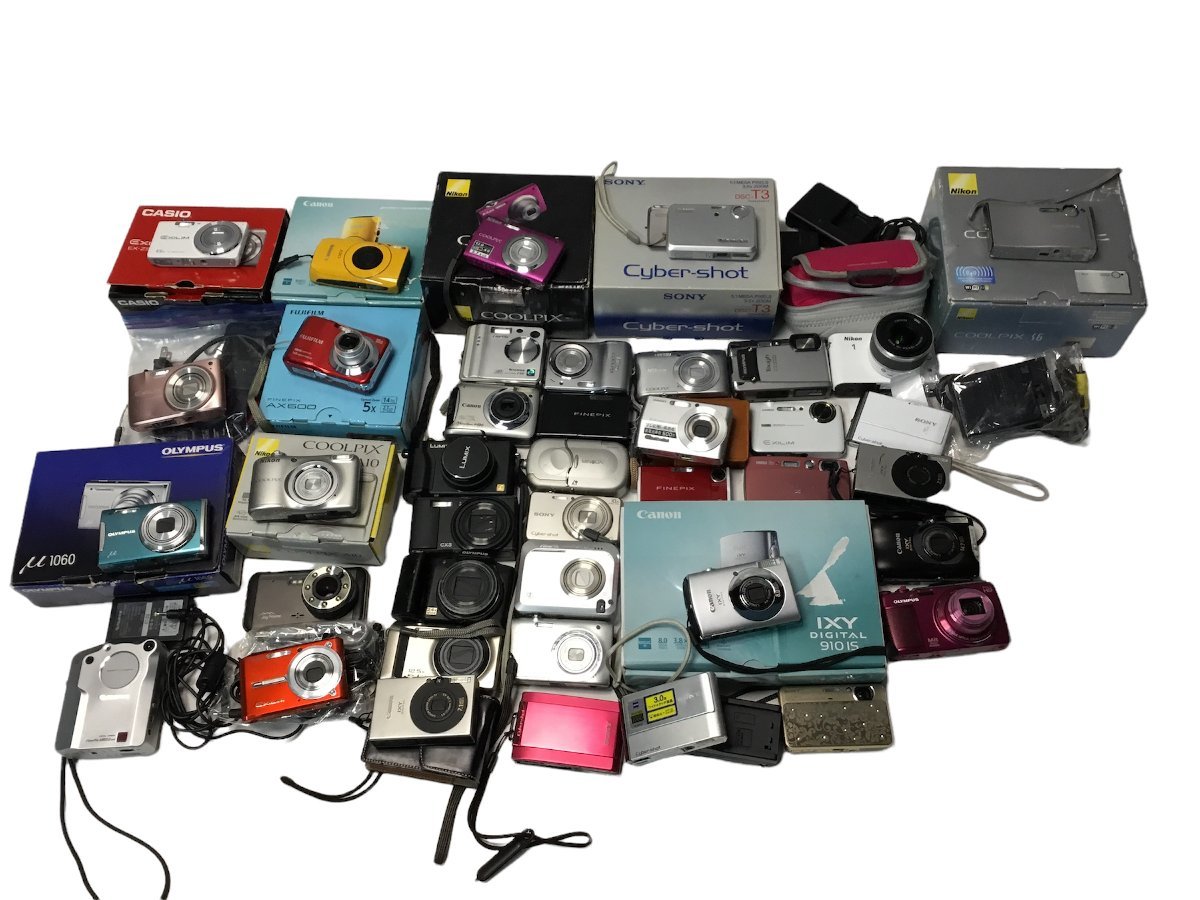 ☆デジカメ カメラ 40個 NIKON/CANON/SONY/OLYPUSその他 まとめ売り