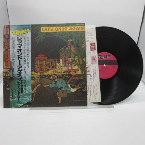 大得価，限定SALE 帯付 Niagara Fallin' Stars ナイアガラ フォーリン スターズ Let's Ondo Again LP 12インチ /Niagara Records LX-7054-E(大滝詠一（ナイアガラ）)｜売買されたオークション情報、yahooの商品情報をアーカ あ行