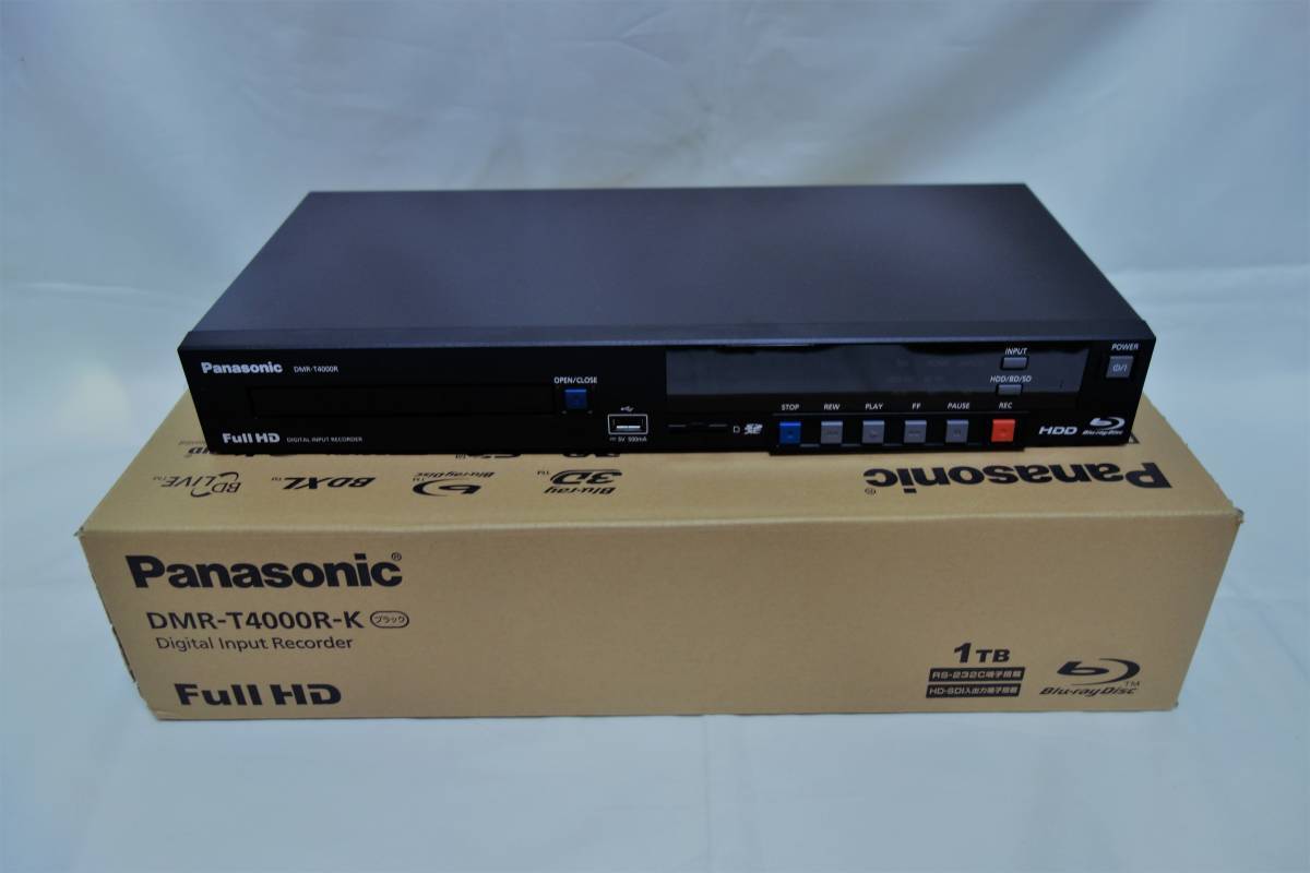 中古美品】 Panasonic デジタル入力レコーダー DMR-T4000R 【最後の1 