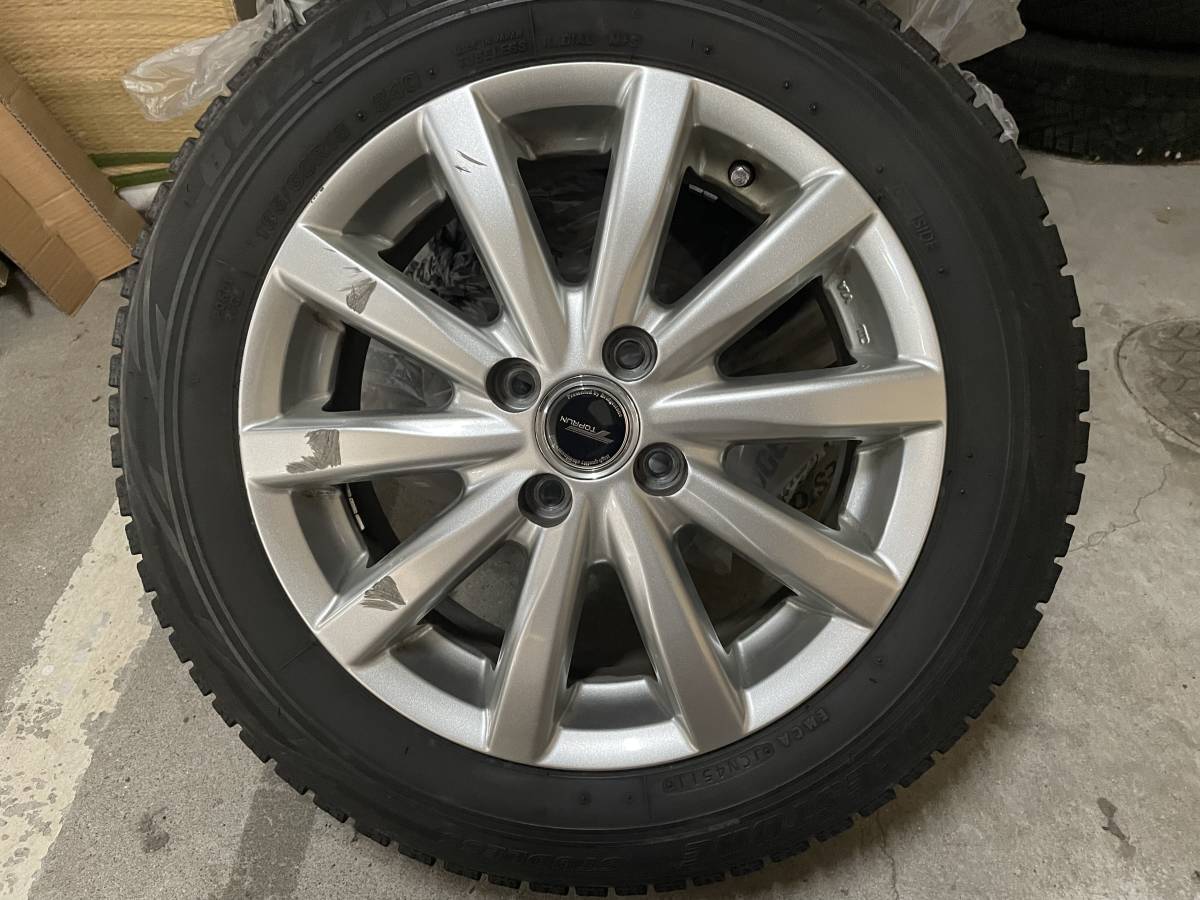 185/60R15 シエンタ（170系） 2023〜2024年製 ブリヂストン ブリザック 