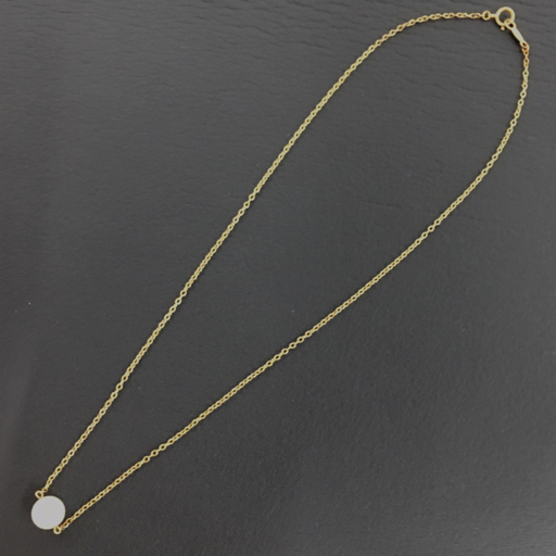 ミキモト 1P パール 真珠 ネックレス 金具 K18 ゴールド 総重量約0.8g 
