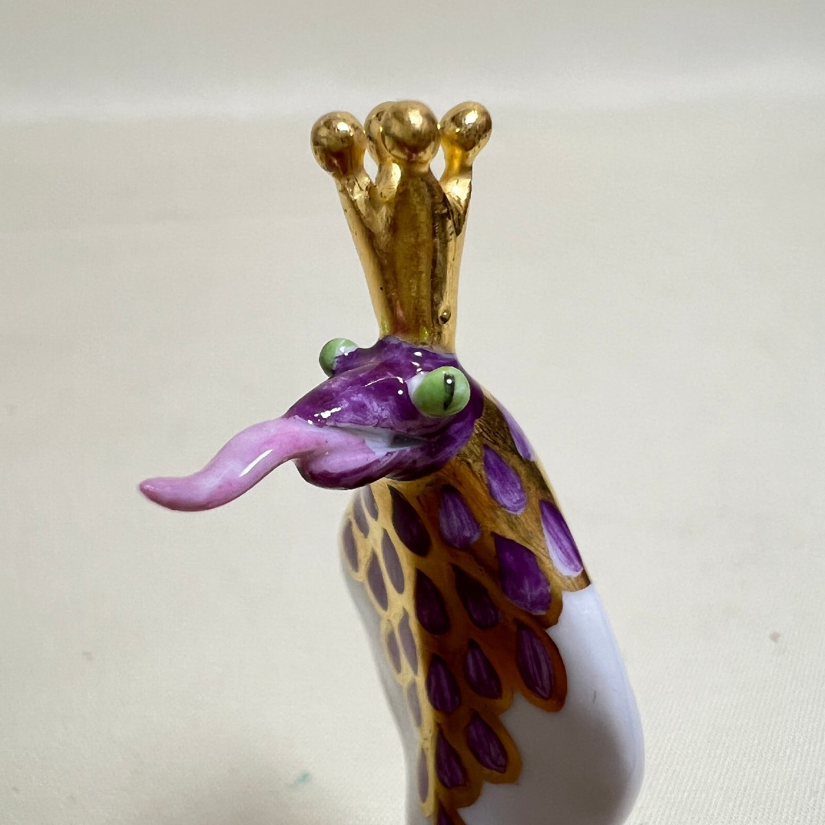 美品 マイセン 干支 シリーズ 蛇 巳 へび み ミニ Meissen イヤー
