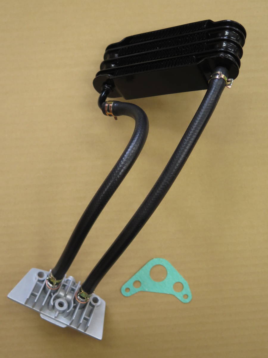 ホンダ 横型エンジン用オイルクーラー カブ、モンキーなどに工夫次第で
