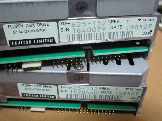 FM-77用 内蔵フロッピードライブ 2基セット！ 動作OK！ FM-77D2,L2,L4 