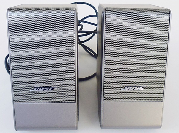 S10 Bose ボーズ M2 Computer MusicMonitor デスクトップスピーカー シルバー リモコン付き