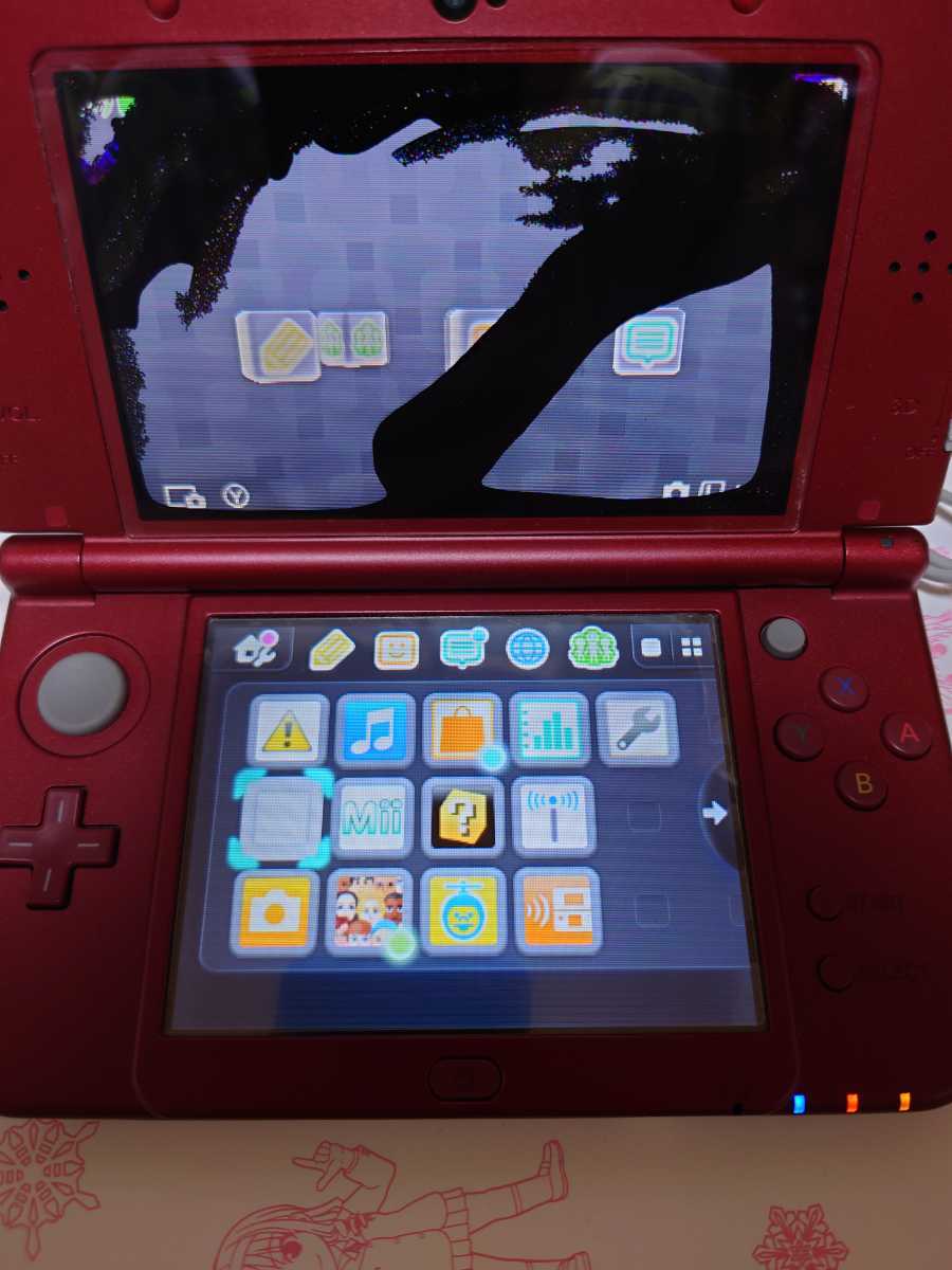 ジャンク Newニンテンドー3DS LL モンスターハンタークロス 本体 内容