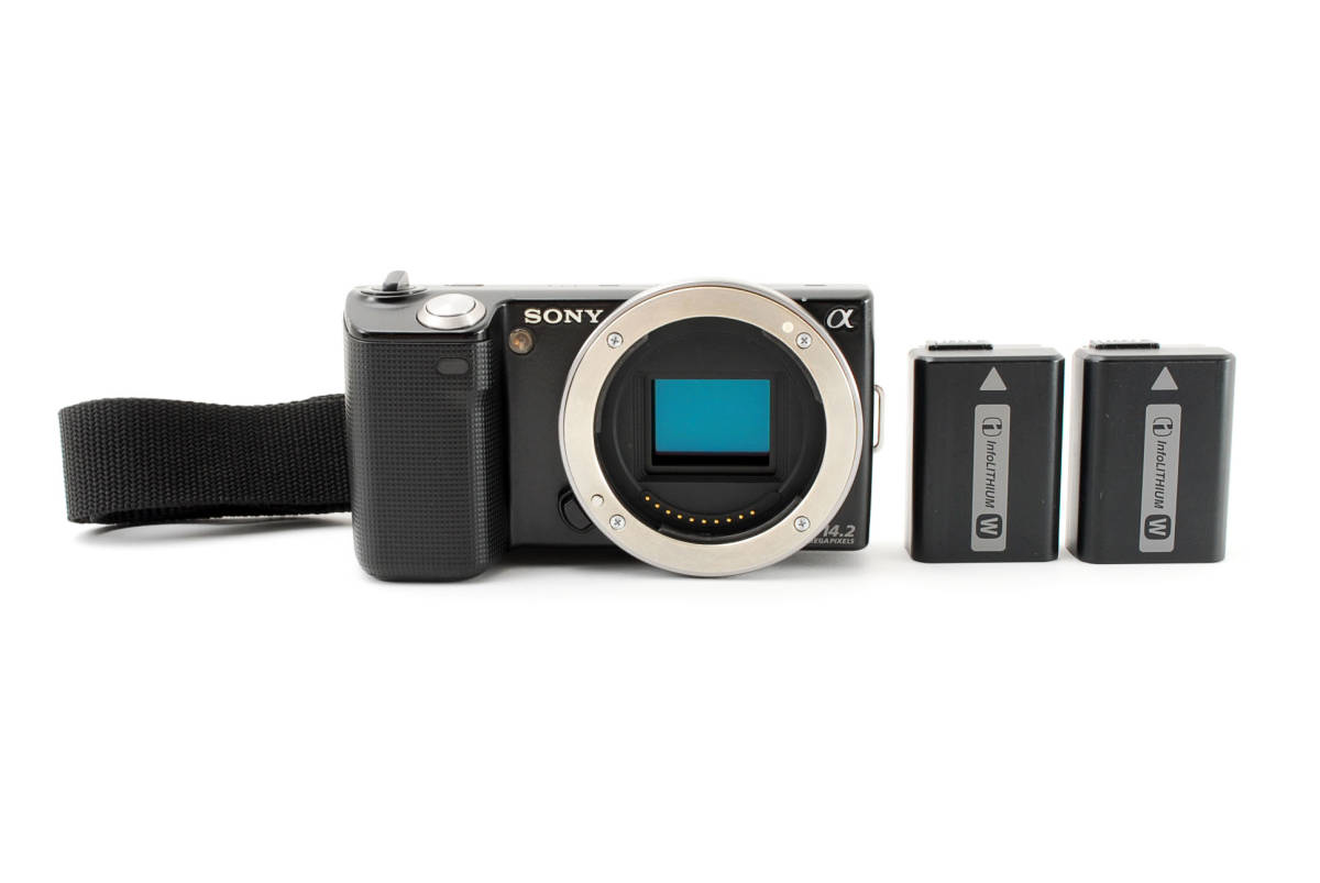 ☆美品☆完動品☆ SONY NEX-5 ボディ バッテリー2個付き #