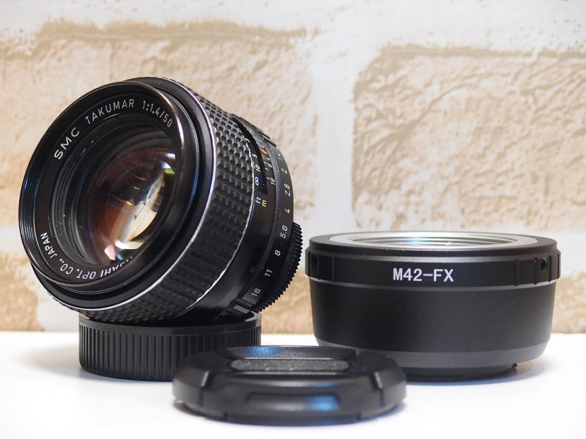 SMC Takumar 50mm F1.4 Fuji Xマウントアダプターセット SMC Takumar