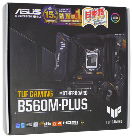 定番人気，得価 ASUS製 MicroATXマザーボード TUF GAMING B560M-PLUS LGA1200 元箱あり(ASUSTeK)｜売買されたオークション情報、yahooの商品情報をアーカイブ公開 - オークファン ASUSTeK