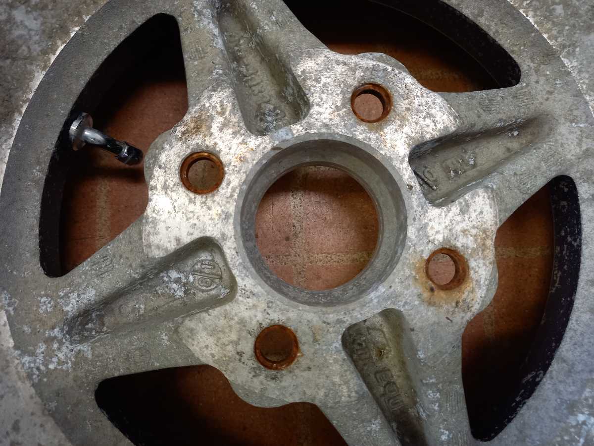 旧車 当時物 WORK EQUIP ワークエクイップ 14インチ 6.5J+16 4H-114.3 