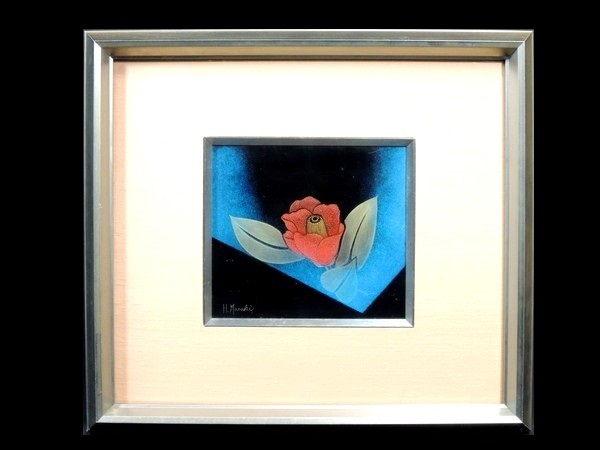 蒔絵師 吠木正樹⁄「静樹⁄立木」⁄輪島塗⁄漆絵⁄漆額⁄沈金⁄漆芸額⁄額装品