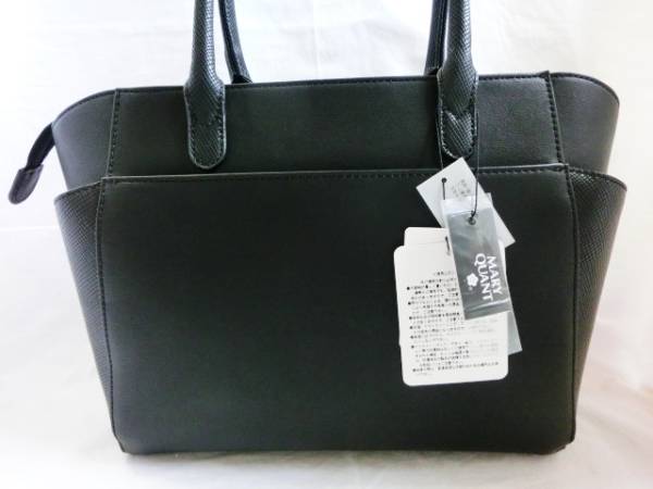 MARY QUANT マリークワント フラワー 黒 ハンドバッグ 未使用品