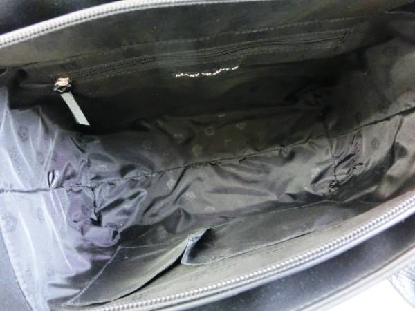 MARY QUANT マリークワント フラワー 黒 ハンドバッグ 未使用品