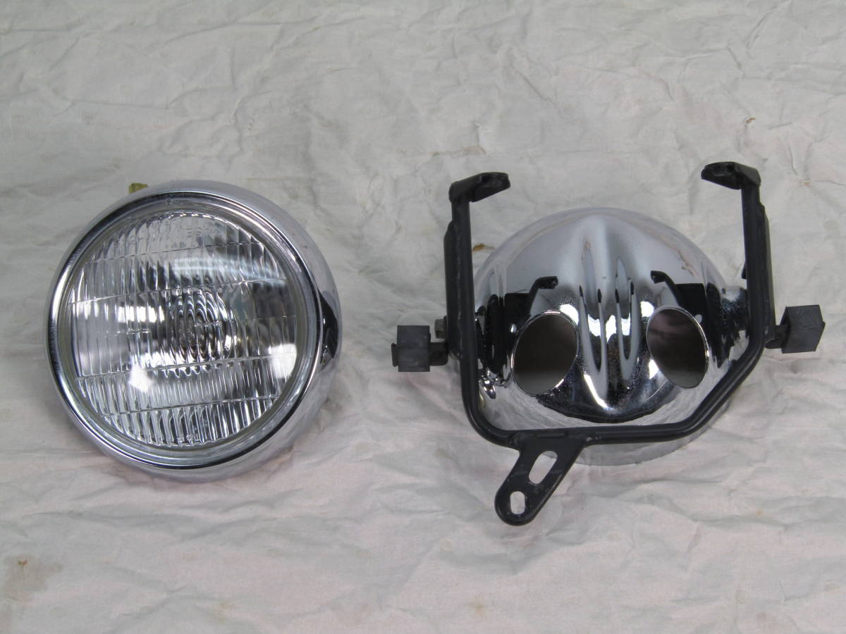 ○○○美品！TW200 TW225 ヤマハ純正ヘッドライト.丸形！(ヘッドライト 
