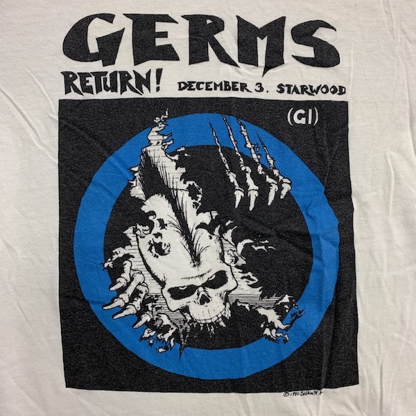 GERMS Tシャツ 80s 90s ヴィンテージ シングルステッチ ジャームス