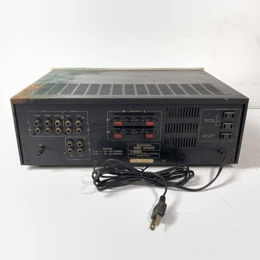 PIONEER プリメインアンプ パイオニア SA-7800 - SA-7800Ⅱ Yahoo