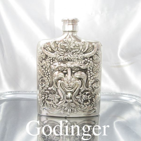Godinger Godinger バッカスのフラスク【シルバープレート】ウイスキー