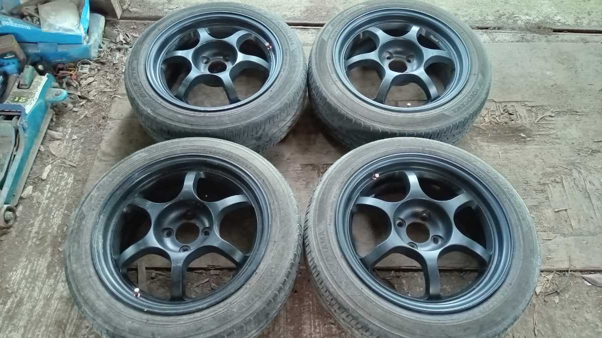 ブラックレーシング Pro N1 16インチ7J ホイール4本セット ブラックレーシング Black Racing PRO N1 16インチ 7j ＋38