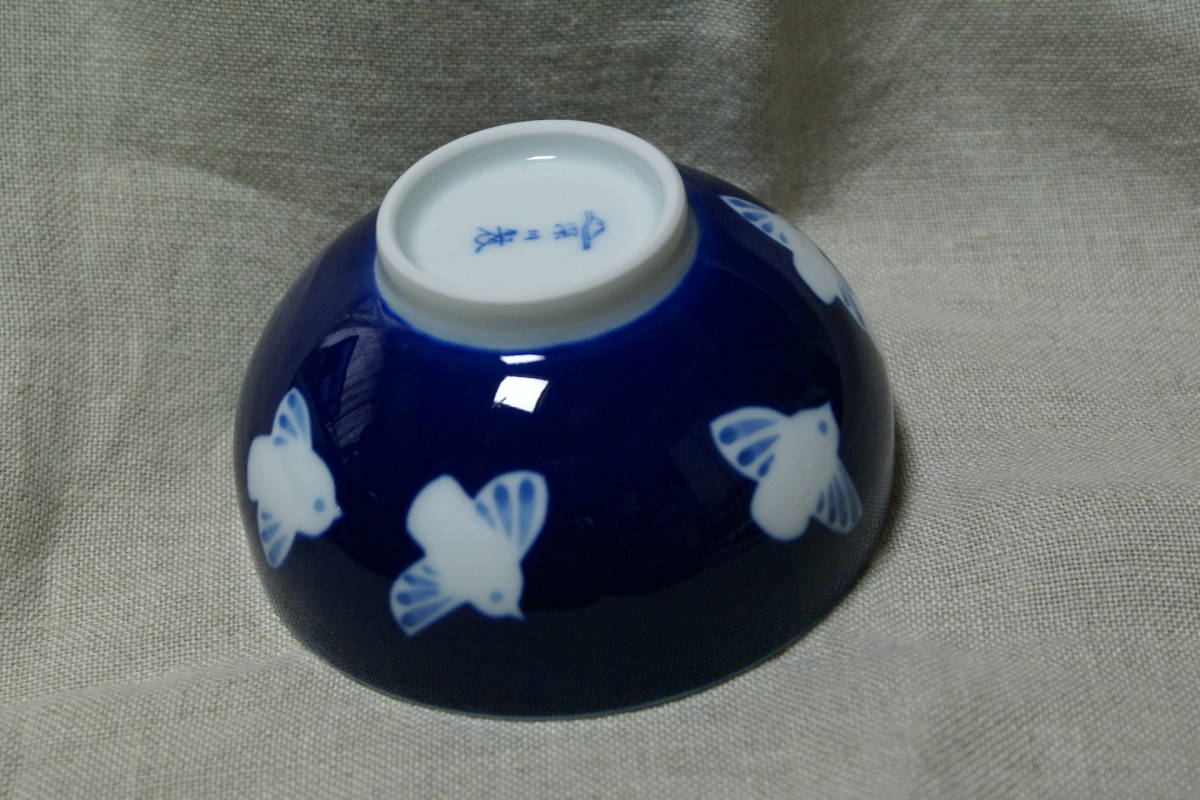 深川製磁 胡蝶蘭 深川製磁 胡蝶蘭 仙茶碗揃 急須 蓋付き湯呑 5客 汲出