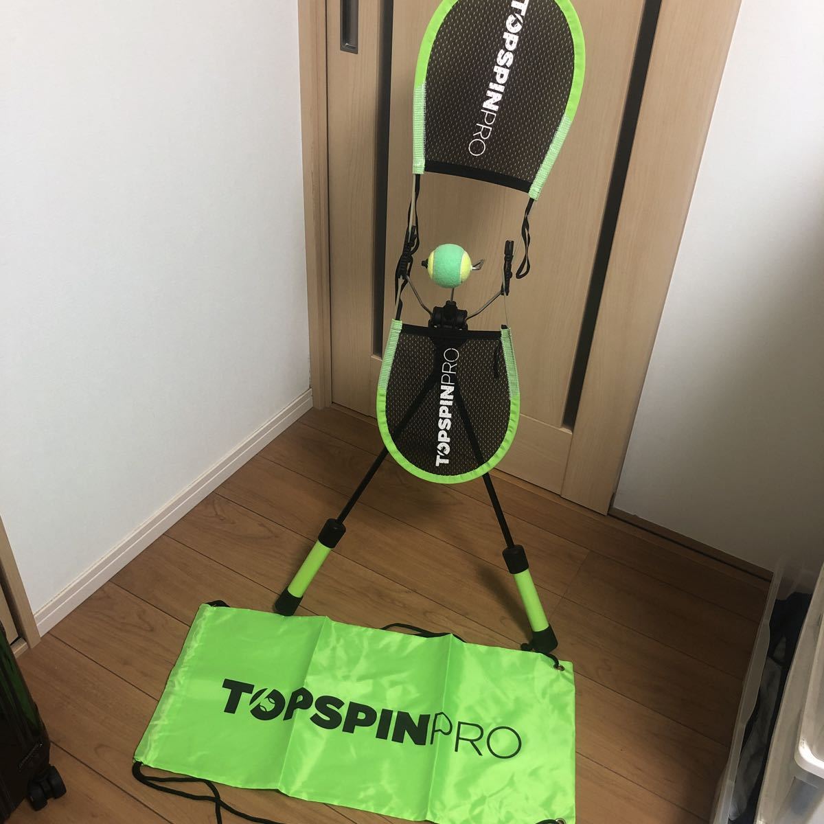 TopspinPro テニス練習器具 ボール付き（TopspinPro Japan 日本公式 
