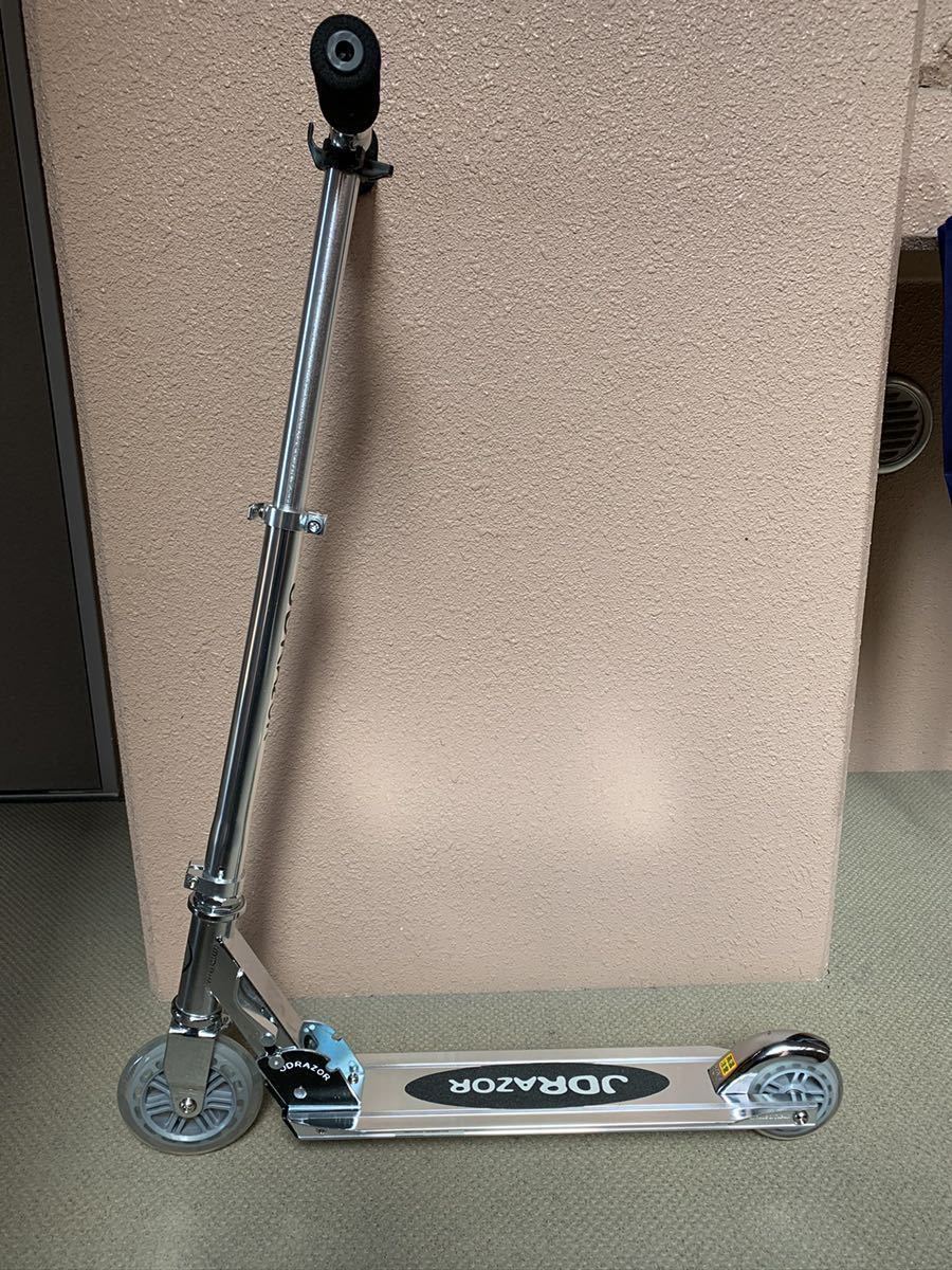 キックボード JD キックスケーター JDRAZOR 折り畳み MS-205R-B-st RAZOR 付き スタンド ブレーキ付き